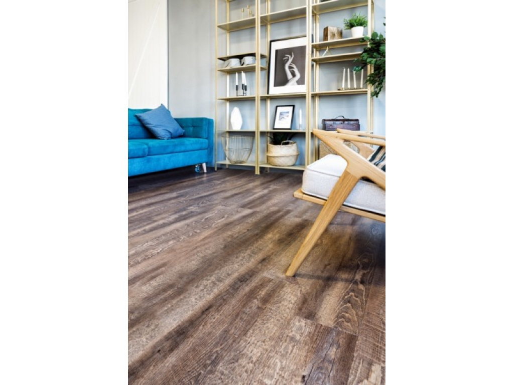 Кварц-виниловая плитка ПВХ Alpine Floor (Альпин Флор) Ultra Дуб Миндаль арт. ECO5-7